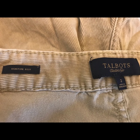 Talbots Tan/Brown Boot Pants - Picture 6 of 7